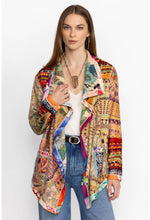 Load image into Gallery viewer, Johnny Was Mosaic Sherpa Jacket (Reversible)