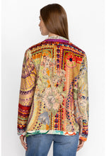 Load image into Gallery viewer, Johnny Was Mosaic Sherpa Jacket (Reversible)