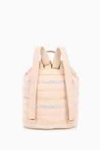 Load image into Gallery viewer, America and Beyond Rose Gold Emb Backpack