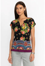 Load image into Gallery viewer, Johnny Was Spark Dolman V-Neck Tee