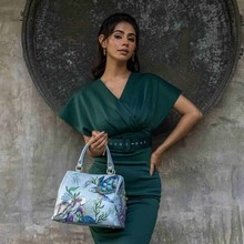 Load image into Gallery viewer, Anuschka Multi Compartment Satchel Underwater Beauty
