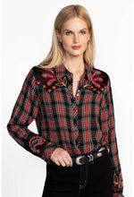 Load image into Gallery viewer, Johnny Was Sezana Puff Sleeve Western Shirt