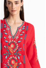 Load image into Gallery viewer, Johnny Was Marisol Seamed Swing Dress (Slip)