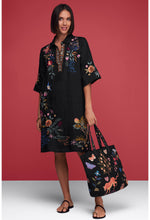 Load image into Gallery viewer, Johnny Was Indalo Henley Kimono Sleeve Dress (Slip)