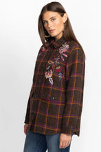 Load image into Gallery viewer, Johnny Was Garnet Plaid Shirt Jacket