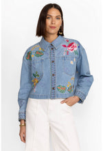 Load image into Gallery viewer, Johnny Was Jeanette Cropped Denim Jacket