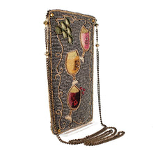 Load image into Gallery viewer, Mary Frances Wine Pairing Crossbody Phone Bag