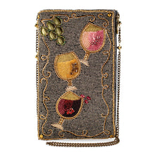 Load image into Gallery viewer, Mary Frances Wine Pairing Crossbody Phone Bag
