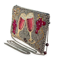 Load image into Gallery viewer, Mary Frances Wine Tasting Crossbody Phone Bag