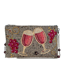 Load image into Gallery viewer, Mary Frances Wine Tasting Crossbody Phone Bag