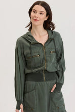 Load image into Gallery viewer, XCVI Karney Distressed Bomber