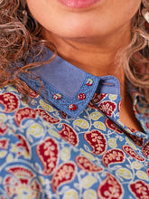 Load image into Gallery viewer, April Cornell Artisan Indigo Tunic