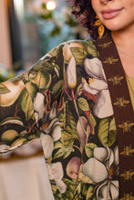 Load image into Gallery viewer, Market of Stars Fleur De Lune Pixie Duster Crop Kimono w/ Florals &amp; Bees
