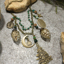 Load image into Gallery viewer, The Primitive Peddler In The Meadow Charm'd Necklace
