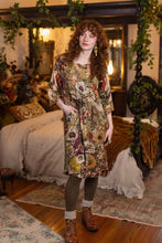 Load image into Gallery viewer, Market of Stars Golden Hour Artist Dress Tunic w/ Pockets &amp; Floral Print
