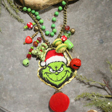 Load image into Gallery viewer, The Primitive Peddler No Scrooge Allowed Charm&#39;d Necklace
