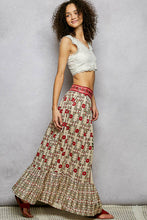 Load image into Gallery viewer, Pol Clothing Floral Pattern Printed Woven Maxi Skirt
