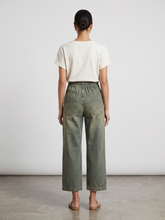 Load image into Gallery viewer, Paper Lace Greenish Blue Denim with Patchwork
