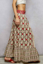 Load image into Gallery viewer, Pol Clothing Floral Pattern Printed Woven Maxi Skirt
