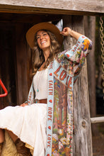 Load image into Gallery viewer, Market of Stars Love Language Opera Duster Kimono Robe w/ Faith, Hope
