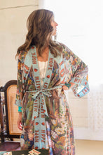 Load image into Gallery viewer, Market of Stars Love Language Opera Duster Kimono Robe w/ Faith, Hope
