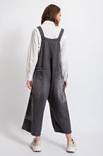 Load image into Gallery viewer, Easel Washed Denim Bandana Jumpsuit
