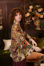 Load image into Gallery viewer, Market of Stars Golden Hour Pixie Duster Crop Kimono w/ Floral Print
