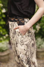 Load image into Gallery viewer, Market of Stars Honey &amp; The Moon Linen Crop Artist Pant w/ Boho Floral Print
