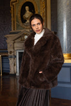 Load image into Gallery viewer, CHOKLATE PARIS Faux fur coat jacket
