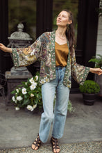 Load image into Gallery viewer, Market of Stars Love Grows Wild Pixie Duster Cropped Kimono w/ Bees
