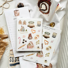 Load image into Gallery viewer, Emily Lex Studio Christmas sweets tea towel
