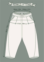 Load image into Gallery viewer, Market of Stars Love Language Linen Cropped Artist Pant w/ Flowers
