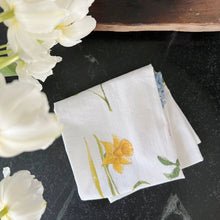 Load image into Gallery viewer, Emily Lex Studio Garden flowers cotton flour sack tea towel
