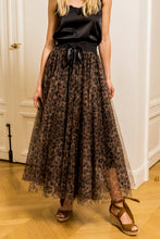 Load image into Gallery viewer, CHOKLATE PARIS Aria skirt in leopard-print tulle
