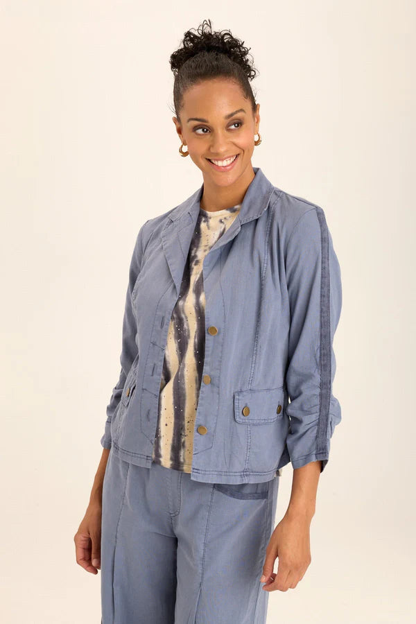 XCVI Linen Folksy Jacket