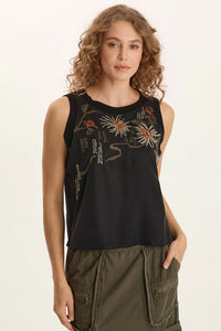 XCVI Embroidered Katrine Tank