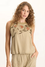 Load image into Gallery viewer, XCVI Embroidered Katrine Tank
