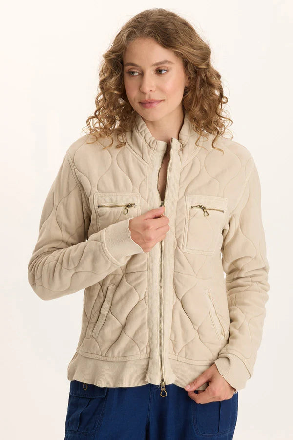 XCVI Osment Quilted Bomber