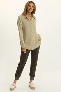 XCVI Dusten Button-Up