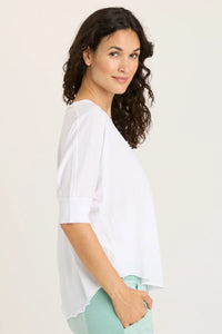 XCVI Gardiner Banded Sleeve Top