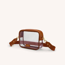 Load image into Gallery viewer, Myra Bag Mira &amp; Moss Cleo Clear Bag Tan
