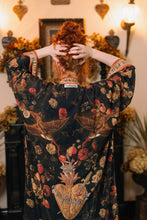Load image into Gallery viewer, Market of Stars Heart of Gold Opera Duster Kimono Robe w/ Sacred Heart
