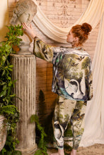 Load image into Gallery viewer, Market of Stars Theatre of Dreams Pixie Duster Cropped Kimono w/ Swan
