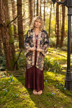 Load image into Gallery viewer, Market of Stars Lionheart Matinée Duster w/ florals &amp; Narnia inspired print
