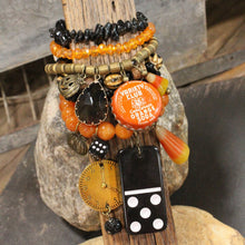 Load image into Gallery viewer, The Primitive Peddler Trick Or Treat Confections Charm'd Bracelet Set
