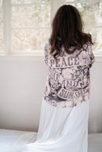 Load image into Gallery viewer, Market Of Stars Peace Wine &amp; Sunshine Cropped Kimono
