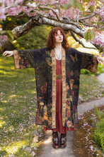 Load image into Gallery viewer, Market of Stars The Messenger Opera Duster Robe w/ Joan of Arc &amp; Florals
