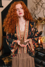 Load image into Gallery viewer, Market of Stars Heart of Gold Pixie Duster Crop Kimono w/ Sacred Heart
