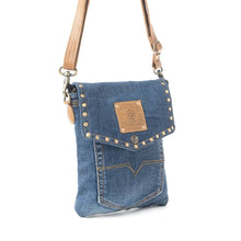Load image into Gallery viewer, Myra Bag Dahlia Denim Crossbody Bag
