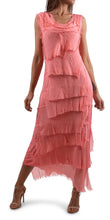 Load image into Gallery viewer, Gigi Moda Sienna Silk Layers Maxi Dress
